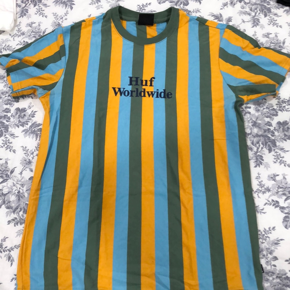 Huf Worldwide striped tee